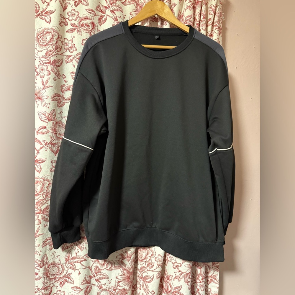 Classic Black Crewneck Sweater